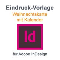 Indesign Vorlage - Eindruck mit Kalender