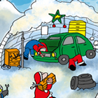 Weihnachtskarten Sonderanfertigung Auto